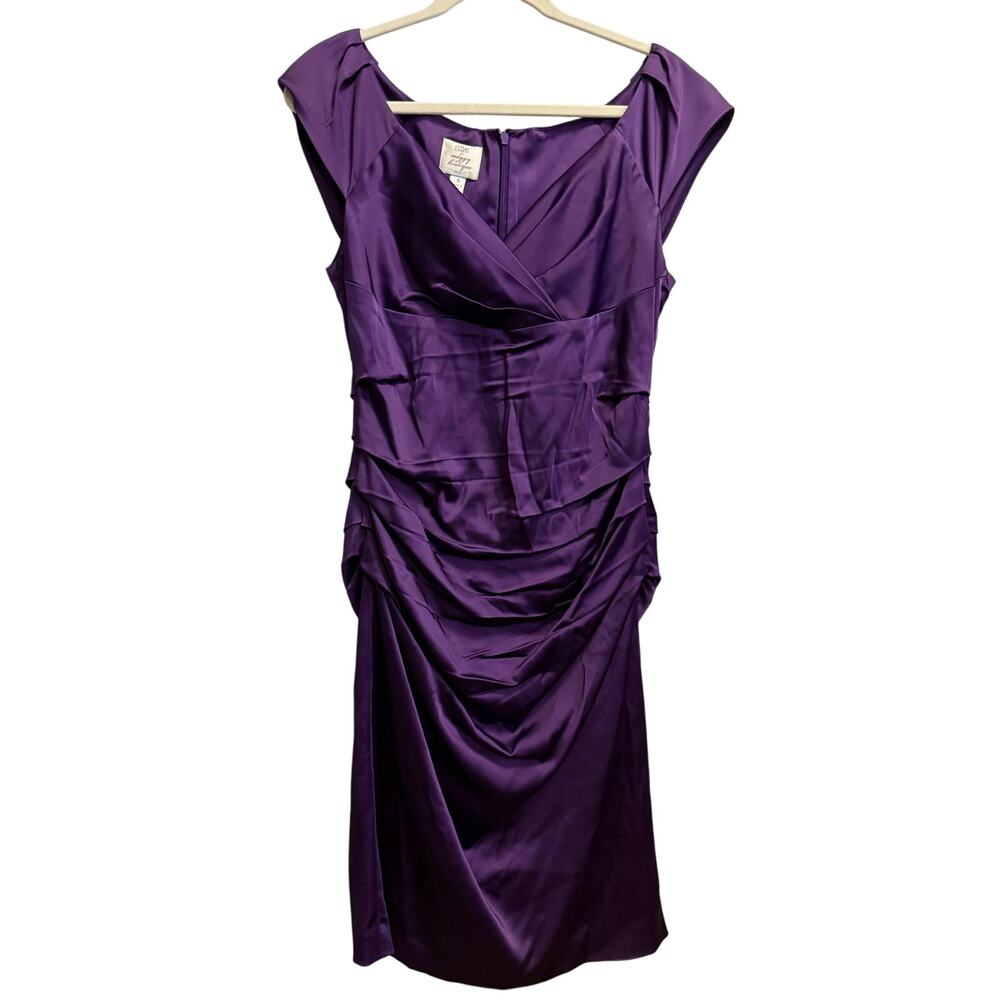 Suzi Chin for Maggie Boutique Purple Evening Dress